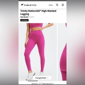 NEW FABLETICS high waisted leggings